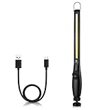 ORHOMELIFE LED Arbeitsleuchte Akku- 800LM LED Stablampe Handlampe Werkstattlampe Inspektionsleuchten...