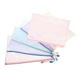 Veemoon 6 Stück Teiliges Wasserdichte Mesh Zipper Dokumententaschen aus Langlebigem PVC PP Nylon...