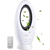 Echos®- 2-in-1 Design Akku Turmventilator Standventilator mit Fernbedienung kabellos - Akku- oder...