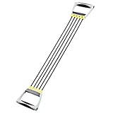 Bad Company Chest Expander I 5-Fach verstellbare Widerstandsbänder mit Griffen I Fitnessbänder...