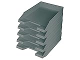 helit H2661682 - Briefablage „the green staff“, DIN A4-C4, aus Recycling-Kunststoff Blauer Engel...