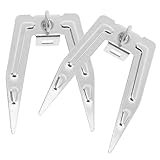 Luxshiny 2 Stück Edelstahl-Luftfritteuse- Brathähnchen- Fisch Fleisch Grillgabel...