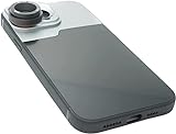 SYSTEM-S Makro Linse 2.8X HD Filter mit Hülle in Schwarz für iPhone 14 Pro Max