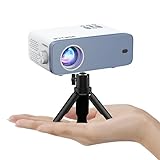 Mini Beamer, VOPLLS 16000L Beamer Full HD 1080P Unterstützt, Tragbar Video Projektor mit 50% Zoom,...