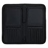 NOXIOR Faltbarer Make-up-Pinselhalter, tragbar, 15 Taschen, Reise-Make-up-Pinsel-Tasche,...