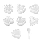 Generico Sushi-Form für Reis, 8 Stück, glatte Tierformen, wiederverwendbar, Küchenutensilien,...