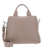 Mandarina Duck Damen Mellow Leather Topcase, Warm Taupe