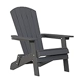 Endorphin® Adirondack Gartenstuhl klappbar | Polywood Liegestuhl für Garten, Balkon, Terrasse,...