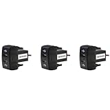 Haopeuk 3X Auto Dual USB LadegeräT 5V 2. USB Steckdose für Stralis Hi-Way Eurocargo