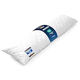 LILENO HOME Seitenschläferkissen 40x145 cm 1er Set (1100 g Füllung) - Stillkissen mit...