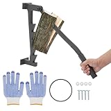 Manueller Wand Holzspalter Wandhalterung Brennholzspalter Wood Splitter Sicher Anzündspalter...