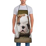 HEBSDFG Niedliche Waschbär-Drucke, Kochschürze, lustige Latzschürze, Grillschürze, Backschürze...
