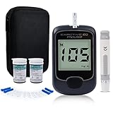 Blutzuckermessgerät, Exactive EQ Blutzuckertester Diabetes-Set, Blutzuckertest-Kit-Diabetes mit 50...