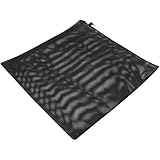 TIDTALEO Großer Pumpenfilterbeutel mit Kordelzug Schwarzer Netzbeutel für Teich und...