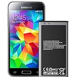 2600 mAh Akku für Samsung Galaxy S5 Mini,[Upgrade] Lithium-Ionen-Akku EB-BG800BBE der Modelle...