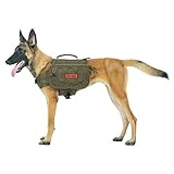 OneTigris Mammoth Hunderucksack 2.0 Version Reißen Camping Wandern Hundebackpack für M/L Größe...