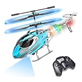 TERRAMUS RC Hubschrauber für Jungen und Erwachsene, 2.4G Ferngesteuerter Hubschrauber mit LED-Licht...