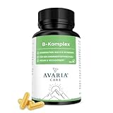 Avaria® Care – B Komplex mit allen 8 B-Vitaminen, Laborgeprüft & Produziert in Deutschland,...