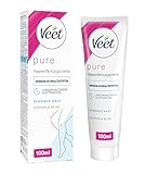 Veet Pure Haarentfernungscreme für Körper, Arme & Beine - Enthaarungscreme für sensible Haut -...