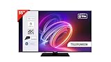 TELEFUNKEN 2025 Smart TV 55 Zoll Ultra HD TE55750B46I2PZ, TiVo 55 Zoll LED TV, kompatibel mit Alexa...
