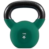 Yes4All BJCC Neopren beschichtete Kettlebell, Krafttraining Kettlebells - 12KG Dunkelgrün