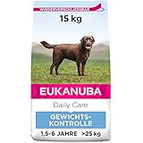 Eukanuba Daily Care Weight Control für große Rassen - Fettarmes Hundefutter zum Gewichtserhalt...