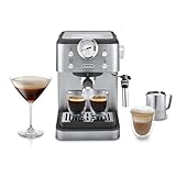 De'Longhi Siebträgermaschine Classic EM450.M, Espressomaschine mit professionellem...