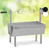 Klarstein 2-in-1 Rotisserie Grill mit Motor, Mini, mit Drehspieß, Elektrischer Spießgrill für...