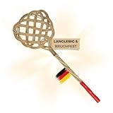 Vindal Teppichklopfer - langlebig, handgefertigt - Ausklopfer, Polsterklopfer - mit Handschutz- aus...