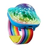 Armbänder, Disco-Lichter, wiederaufladbar, USB, tragbar, mit Saugnapf, für Party, Club, Auto
