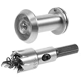 SOPOTUTU Türspion mit Bohrer Metall Sicherheits-türspion für Wohnung Weitwinkel Sichtfenster mit...
