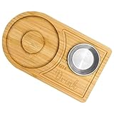 Holz Cocktail Gläser Rimmer - Holz Bar Tablett für Cocktails | Limetten-Dressing-Zubehör,...