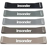 Fitnessbänder Set - Widerstandsbänder (5X) Sportbänder Beine, Gymnastikbänder Fitness,...