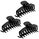3 Stück Große Haarklammer,Klaue Clips,Haarspangen,haarspangen mädchen,Unregelmäßige,Rutschfeste...