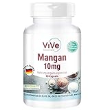 Mangan 10 mg - 90 Kapseln - Hochdosiert - Essentielles Spurenelement - Vegan | Qualität aus...