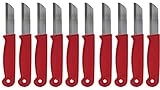 Blumenmesser Floristenmesser 10Stück Gesamtlänge =15,5 cm-Klinge=6 cm Gemüsemesser Küchenmesser...