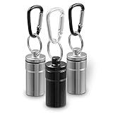 SWISSHOME – Taschenaschenbecher im Set (3 Stück) inkl. Karabiner. 100% wasserdicht & geruchsdicht...