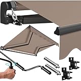 KESSER® Gelenkarmmarkise Vormontiert Markise Gelenkmarkise 250 x 200 cm Terrassenmarkise...