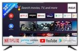 RCA RS32H2 Android Smart TV 32 Zoll (80 cm) mit Google Assistant, Chromecast, Netflix, Prime Video,...