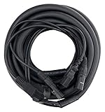 Pronomic Stage EUIECX-10 Hybridkabel Schukostecker auf Kaltgerätebuchse, XLR/XLR 10m (ideal zur...