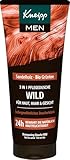 Kneipp MEN 3 in 1 Wild Duschgel - Sandelholz & Bio Grüntee - Für Haut, Haar & Gesicht - Verbessert...