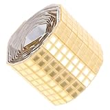 Artibetter Selbstklebende Acryl Spiegel Mosaikfliesen Aufkleber 5mm Gold Viereck Selbstgemacht...
