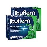 Ibuflam® akut 400 mg Filmtabletten - Schnelle Schmerzlinderung und Fiebersenkung mit Ibuprofen - 2...