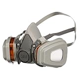 3M Unisex Maske für Farbspritzarbeiten 6002, A2P2, Grau, Einheitsgröße