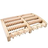 Wingluge Fußmassagegerät, Fußmassage, Fussmassageroller Holz, Massagegerät für Fersensporn,...