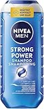 NIVEA MEN Strong Power Shampoo (250 ml), kräftigendes Shampoo für Männer mit Meeresmineralien,...