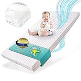 Alcube® Kindermatratze Baby matratze 60 x 120 ohne Spannbettlaken Hochwertige Kaltschaum Babybett...