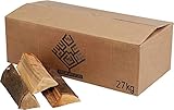 Krok Wood 27 kg Brennholz, Kaminholz 100% Buche für Kaminofen, Lagerfeuer, Feuerschalen (bis 25 cm)