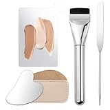 Make -up Spatel Tool - Make -up Foundation Mischplatte | Make -up -Mischplatte Edelstahlpalette, 4X...