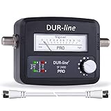 DUR-line® SF 2400 Pro - Satfinder - Messgerät zum exakten Ausrichten Ihrer digitalen...